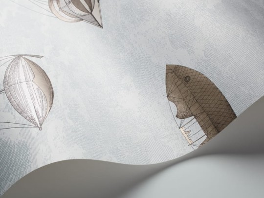 Tapeta Cole & Son - Fornasetti II - Macchine Volanti A i B 97/1003 - 2 rolki