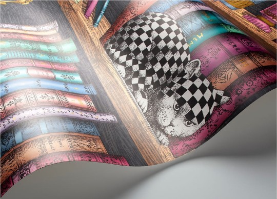 Tapeta Cole & Son Fornasetti Senza Tempo 114/13025 Libreria