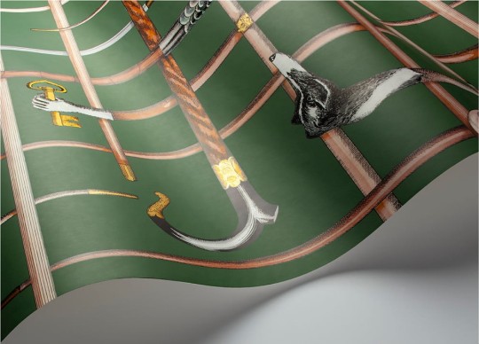 Tapeta Cole & Son Fornasetti Senza Tempo 114/14027 Bastoni