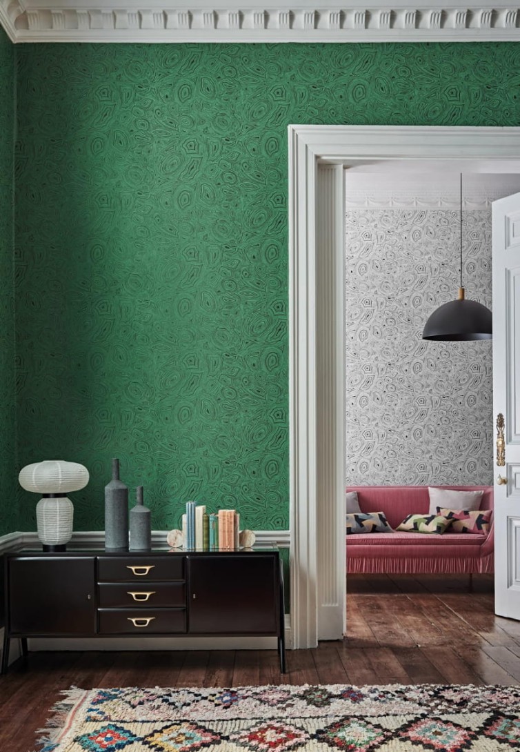 Tapeta Cole & Son Fornasetti Senza Tempo 114/17036 Malachite