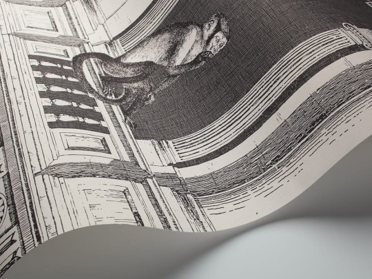 Tapeta Cole & Son Fornasetti Senza Tempo 114/21041 Procuratie e Scimmie