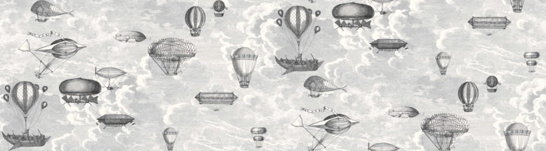 Tapeta Cole & Son Fornasetti Senza Tempo 114/27053 Macchine Volanti zestaw 2 rolek