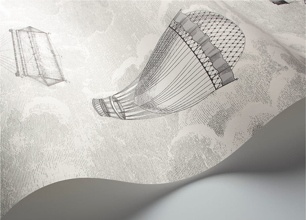 Tapeta Cole & Son Fornasetti Senza Tempo 114/27053 Macchine Volanti zestaw 2 rolek