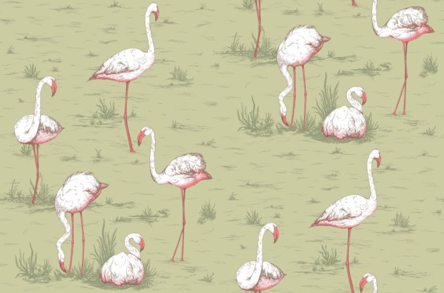 Tapeta Cole & Son Icons 112/11038 Flamingos