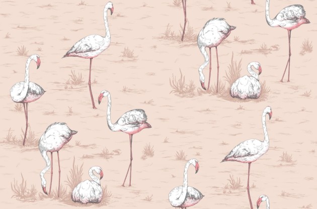 Tapeta Cole & Son Icons 112/11039 Flamingos