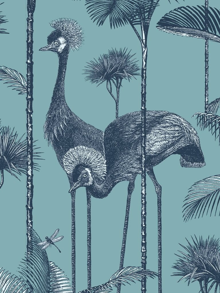Divine Savages Crane Fonda DVS013 - tapeta w żurawie