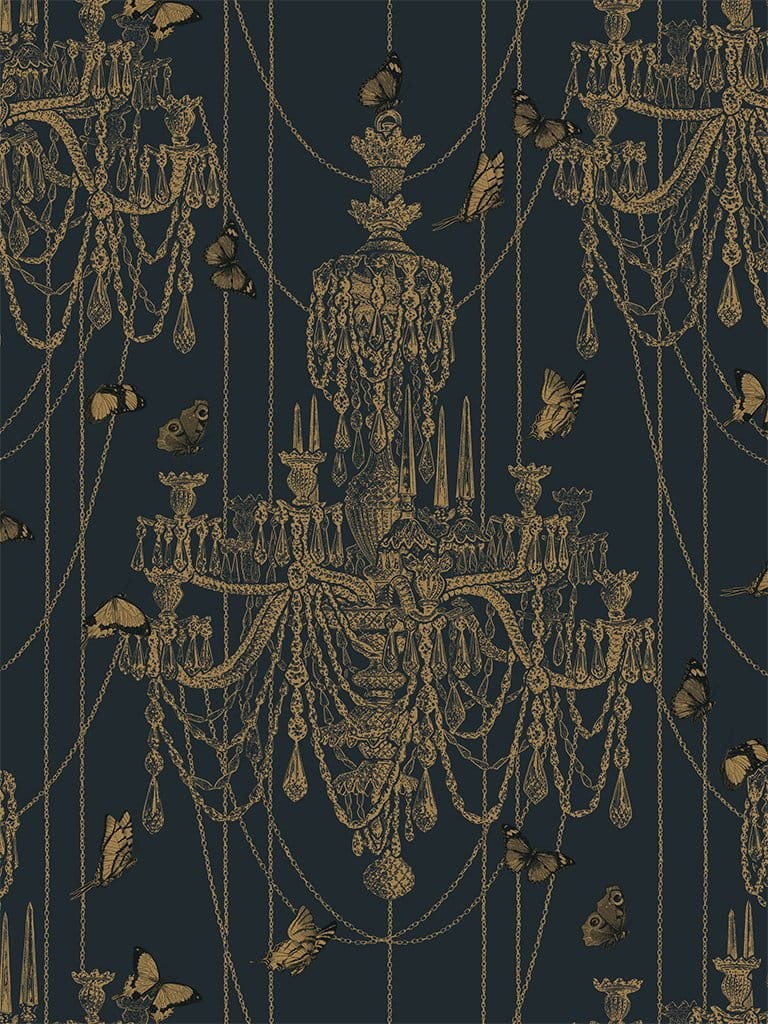 Divine Savages Crystal Wings DVS025 - tapeta w zwierzęta art-deco