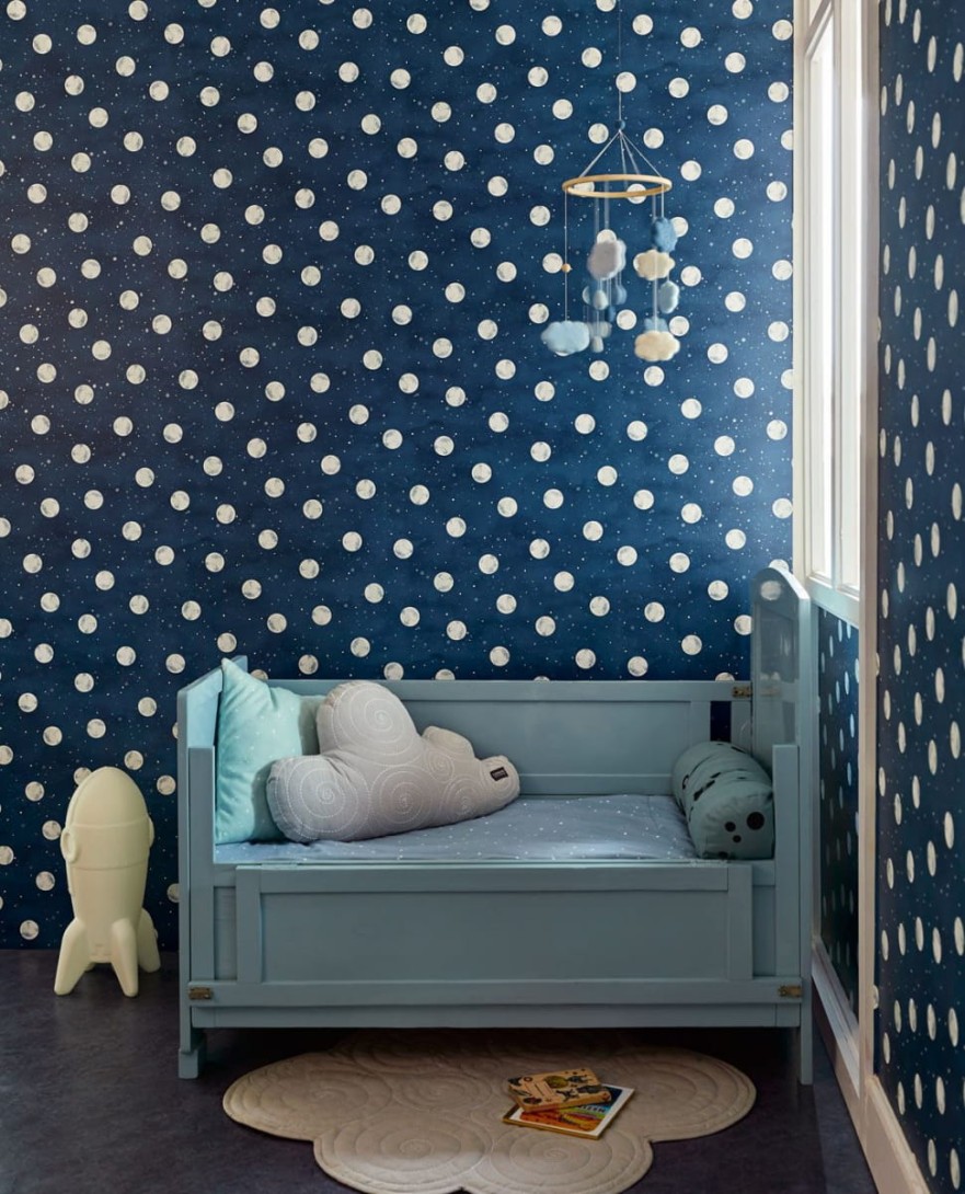 Tapeta Eijffinger Mini Me 399032 świecąca w ciemności