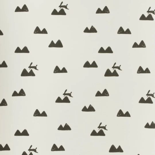 OL / Tapeta Ferm LIVING - Rabbit Wallpaper - Off-White 526 Króliki - 1 ROLKA