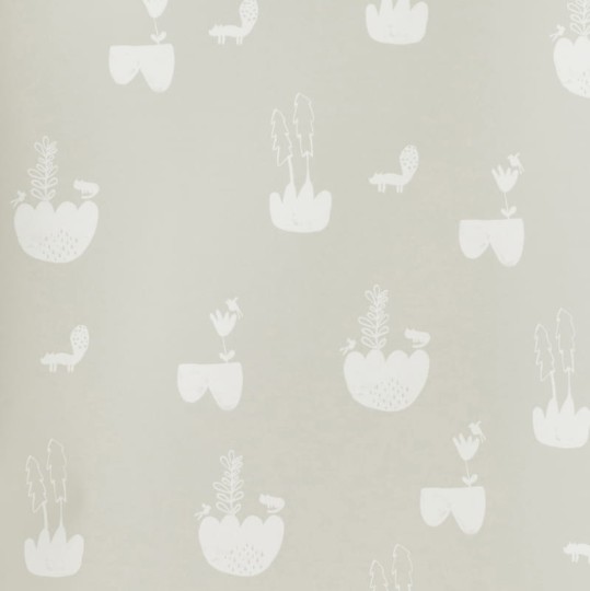 Tapeta Ferm LIVING - Landscape Wallpaper - Grey 527