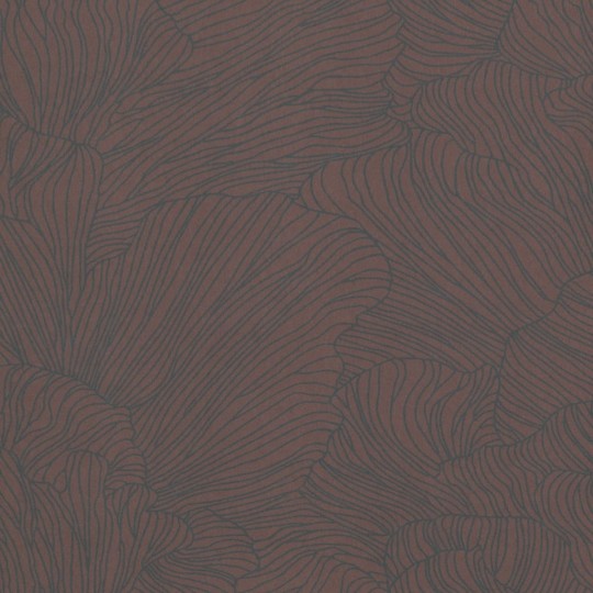 Tapeta Ferm LIVING - Coral Wallpaper - Bordeaux/Dark Blue 539