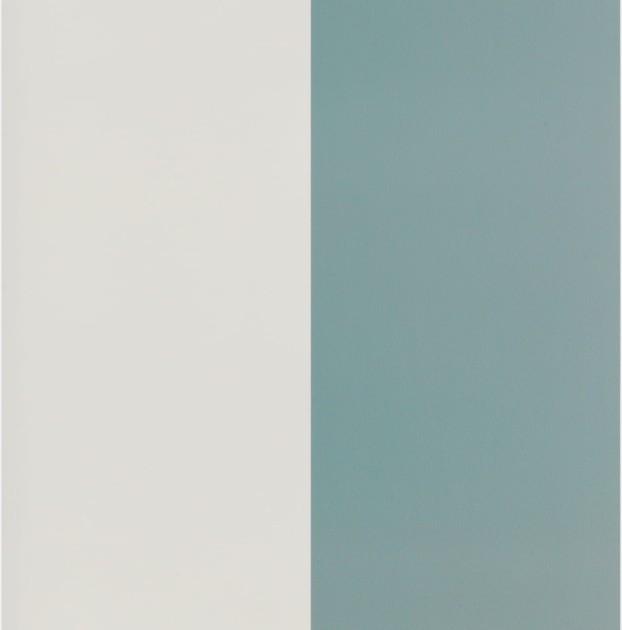 Tapeta Ferm LIVING - Thick Lines Wallpaper-DustyBlue/OffWhite 185