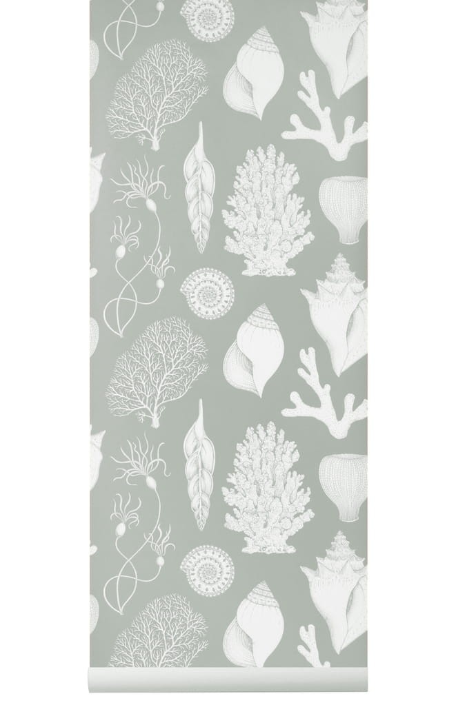 Tapeta Ferm LIVING Katie Scott Shells 100236675 Aqua Muszle