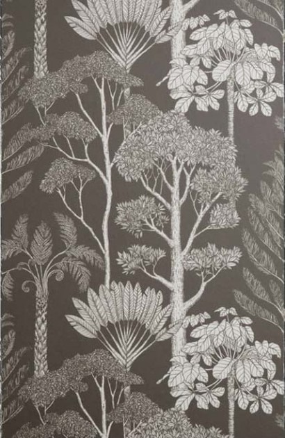 Tapeta Ferm LIVING Katie Scott Trees 100237324 Brown Grey Drzewa
