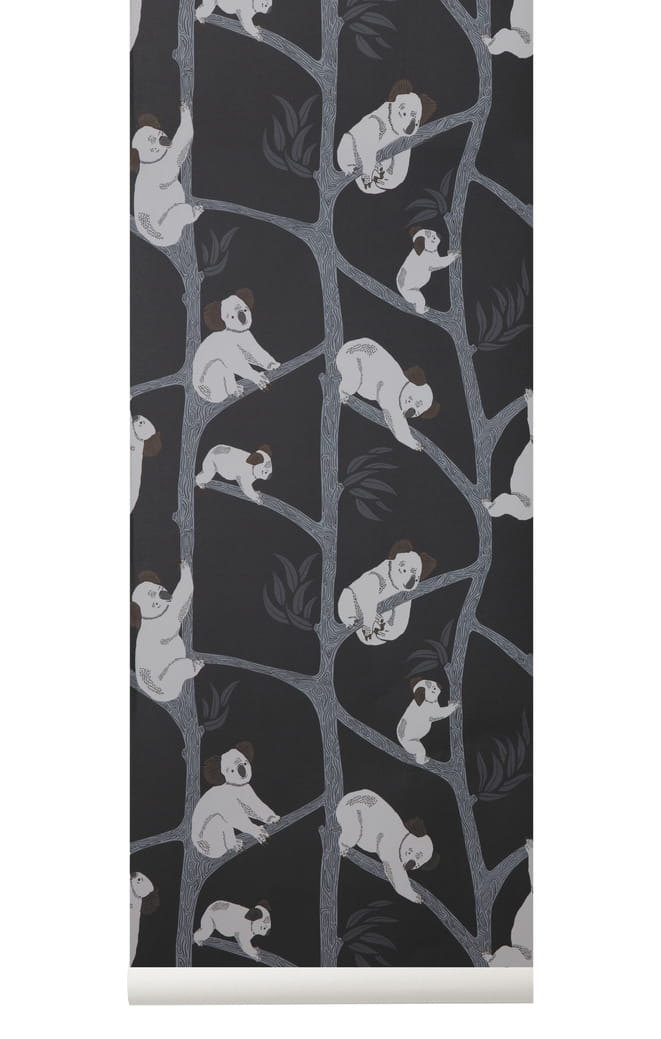 Tapeta Ferm LIVING Koala 100238408 Dark Green