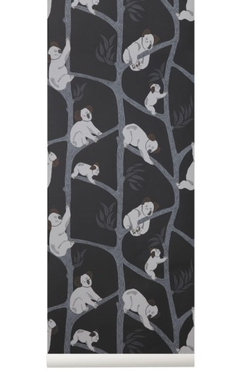 Tapeta Ferm LIVING Koala 100238408 Dark Green