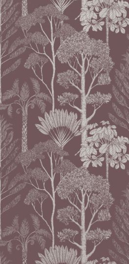 Tapeta Ferm LIVING Katie Scott Trees 1002372763 Mahogany Drzewa