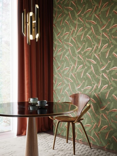 Tapeta Khroma Helium IUM004 Koi Greenery