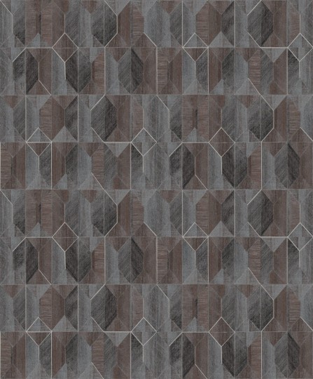Tapeta Khroma Prisma PRI002 Marquetry Tobacco