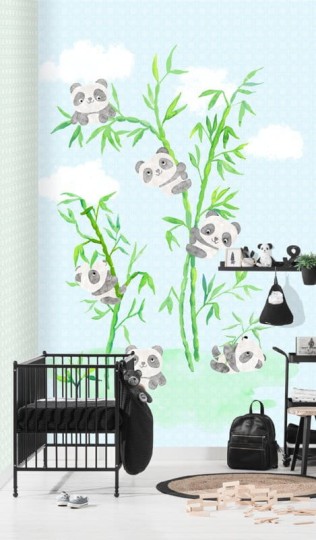 Tapeta Kidswalls Puck & Rose INK7012 Panda Mural