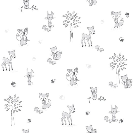 Tapeta Kidswalls Puck & Rose 27125 Zwierzęta