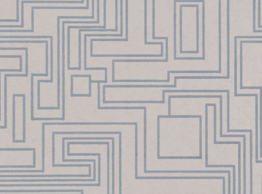 Tapeta Kirkby Design x Eley Kishimoto Electro Maze WK802/05 Silver