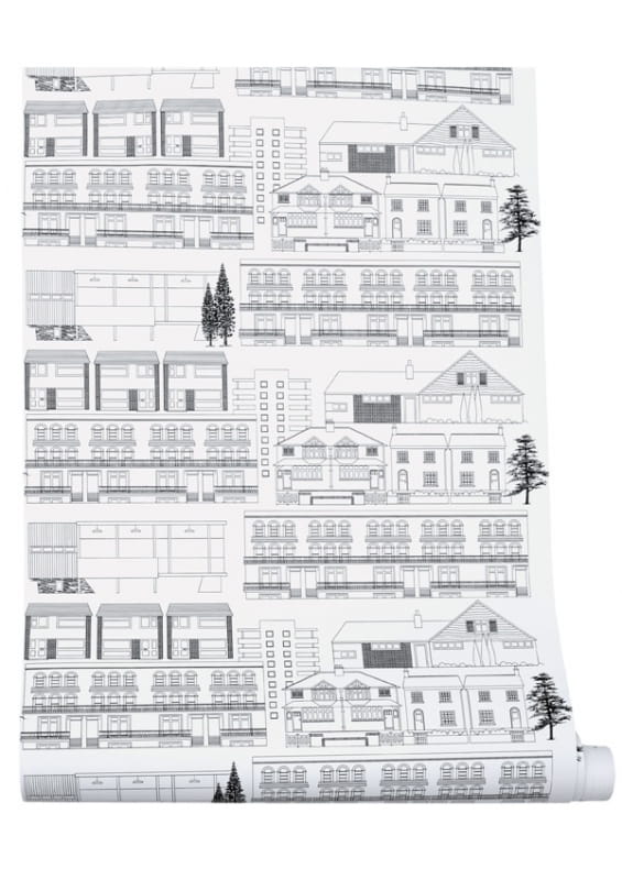 Tapeta Mini Moderns Do you live in a town? AZDPT001SN Snow      
