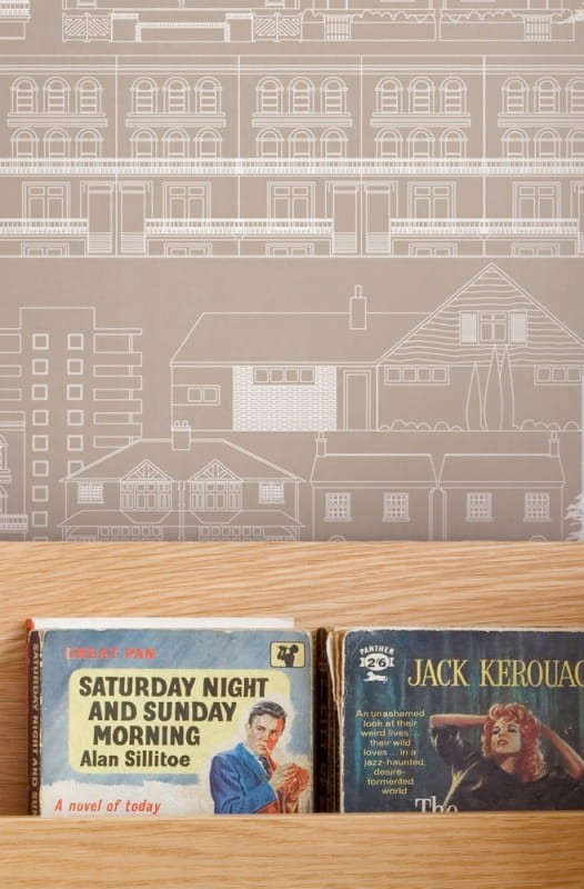 Tapeta Mini Moderns Do you live in a town? AZDPT001WC Weathered Cedar