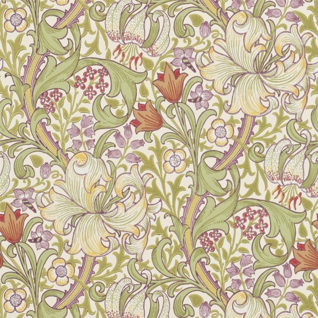 Tapeta Morris & Co. Archive 210399 Golden Lily