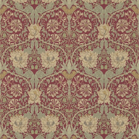 Tapeta Morris & Co. Archive III 214700 Honeysuckle & Tulip
