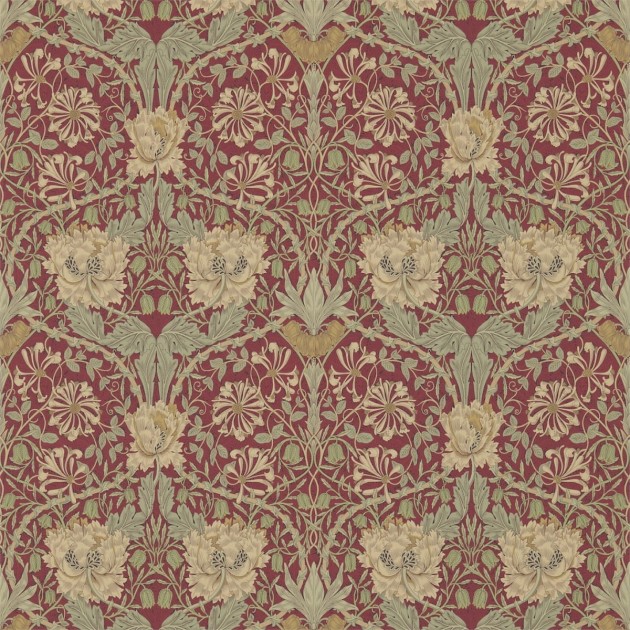 Tapeta Morris & Co. Archive III 214700 Honeysuckle & Tulip