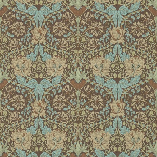 Tapeta Morris & Co. Archive III 214702 Honeysuckle & Tulip
