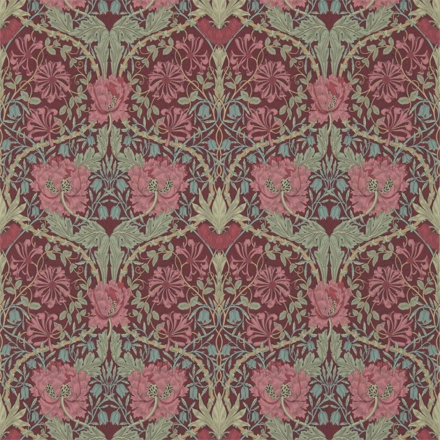 Tapeta Morris & Co. Archive III 214703 Honeysuckle & Tulip