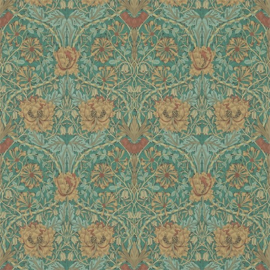 Tapeta Morris & Co. Archive III 214704 Honeysuckle & Tulip