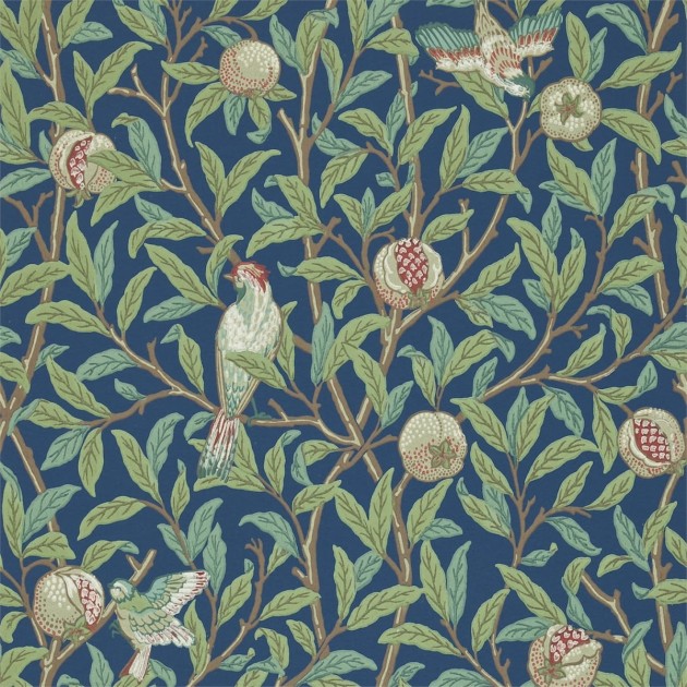 Tapeta Morris & Co. The Craftsman 216454 Bird & Pomegranate