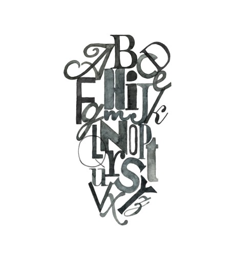Fototapeta Rebel Walls Ink Letter R12491