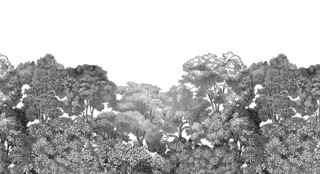 Fototapeta Rebel Walls Bellewood Black Toile R13053-8