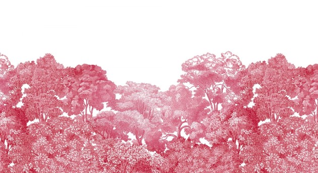 Fototapeta Rebel Walls Bellewood Crimson Toile R13056-8