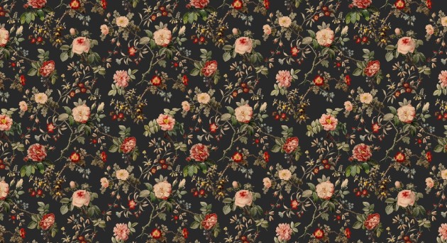 Rebel Walls R13073 Greenhouse Thorn Rose - mural w realistyczne kwiaty
