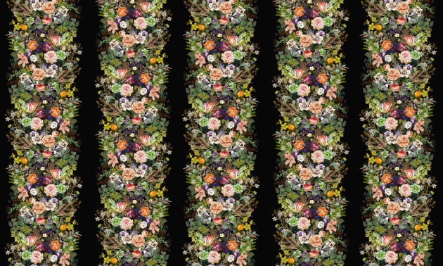 Rebel Walls R13131 Greenhouse Flowerbed - mural w kwiaty