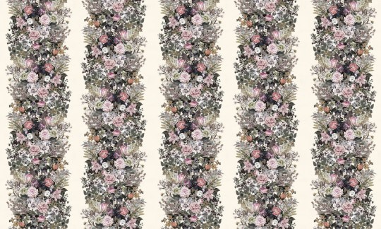 Rebel Walls R13132 Greenhouse Flowerbed Vintage - mural w kwiaty