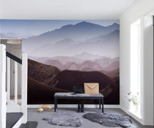 Rebel Walls R13281 Spectrum Gradient Mountains - mural w górski pejzaż