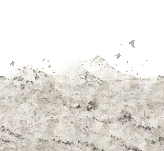 Rebel Walls R13871 Home Paper Mountains - mural z krajobrazem górskim