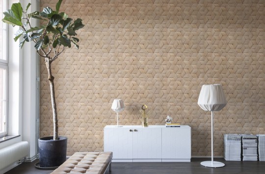 Rebel Walls R13931 Passion Birch Bark Braids Braids - mural w plecione drewno