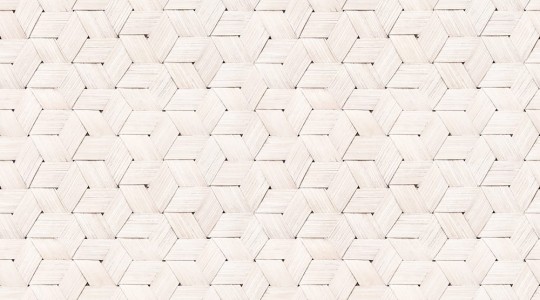 Rebel Walls R13932 Passion Birch Bark Braids White - mural w plecione drewno