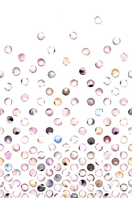 Rebel Walls R13952 Passion Lenses Peach - mural w kolorowe koła