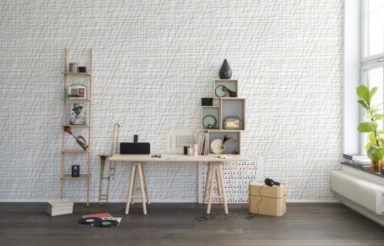 Rebel Walls R14021 Passion Note Sheets - mural w kratkę