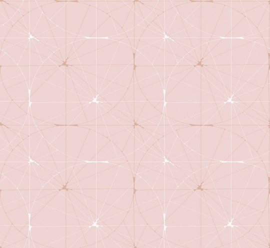 Rebel Walls R14113 Passion Perfect Fit Powder Pink - mural w geometryczny wzór