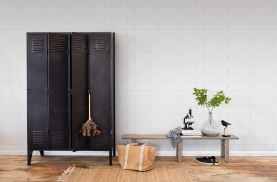 Fototapeta Rebel Walls  Oblong Tiles, White R14891