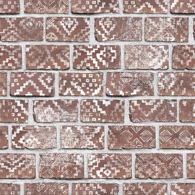 Fototapeta Rebel Walls Decorated Bricks, Red R15231